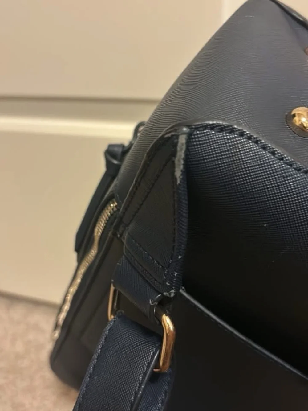 Calpak Leather Laptop Backpack